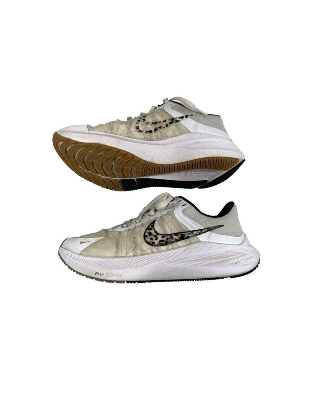 Size 7 - Nike Winflo 8 Premium White Leopard W